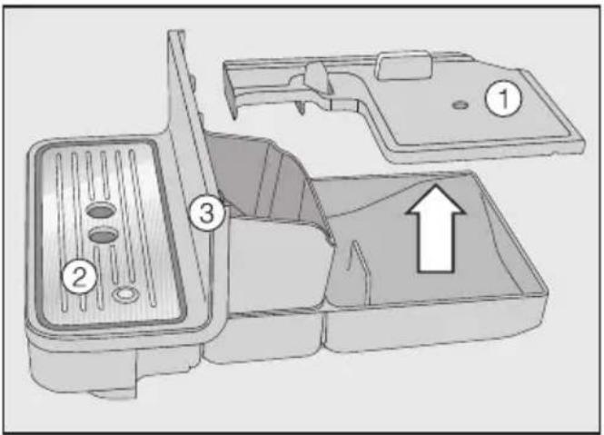 MIELE CM 6310 - Abtropfschale und Satzbehälter - 1