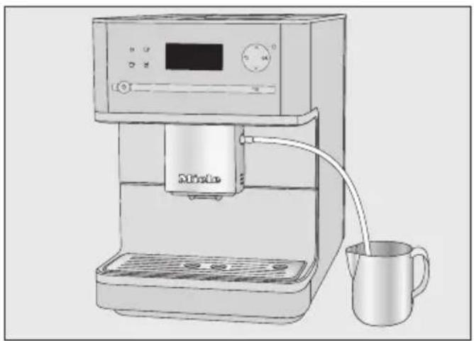 MIELE CM 6310 - Milchleitung mit dem Pflegeprogramm reinigen - 1
