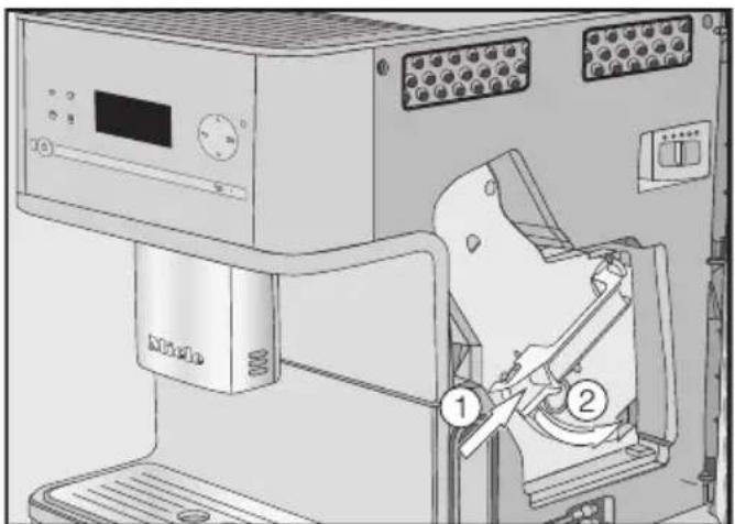 MIELE CM 6310 - Brüheinheit entnehmen und von Hand spülen - 3