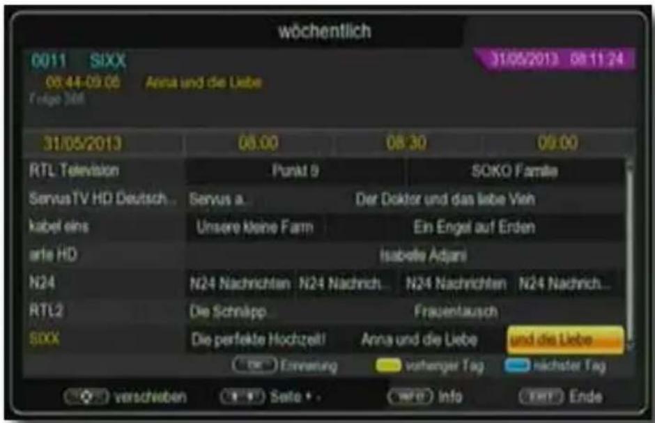 Telestar TD 2522 HD - Elektronische Programminfo EPI - 1