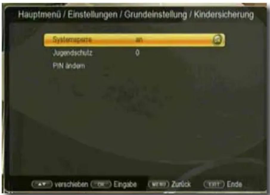 Telestar TD 2522 HD - Kindersicherung - 1