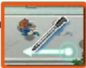 NINTENDO Inazuma Eleven GO: Light (3DS) - Steuerung mithilfe des Touchscreens - 1