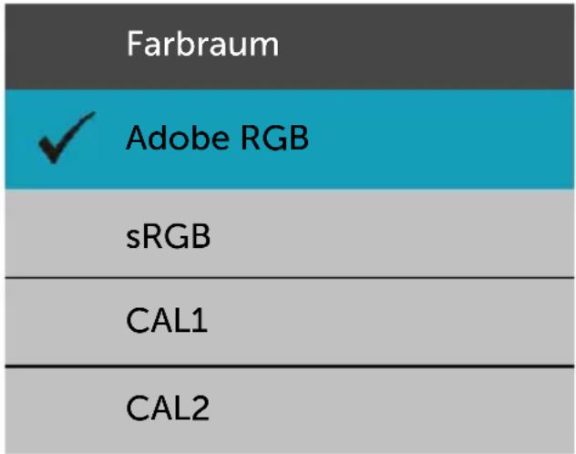 Farbraum ✓ Adobe RGB sRGB CAL1 CAL2