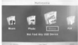 Multisensing Music Photo Video PDF Not Find Any USB Device