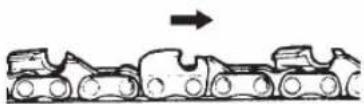 Cotech PN3800II - Assemble the guide bar and saw chain - 2