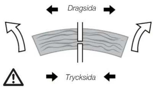 Dragsida Trycksida
