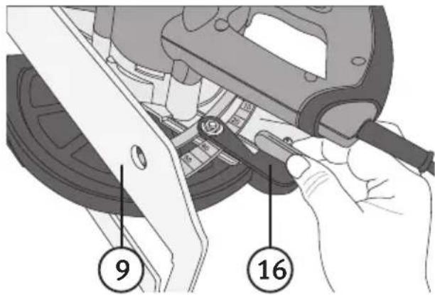 Cotech M1Y-YH5-185 - Innstilling av sagdybde - 1