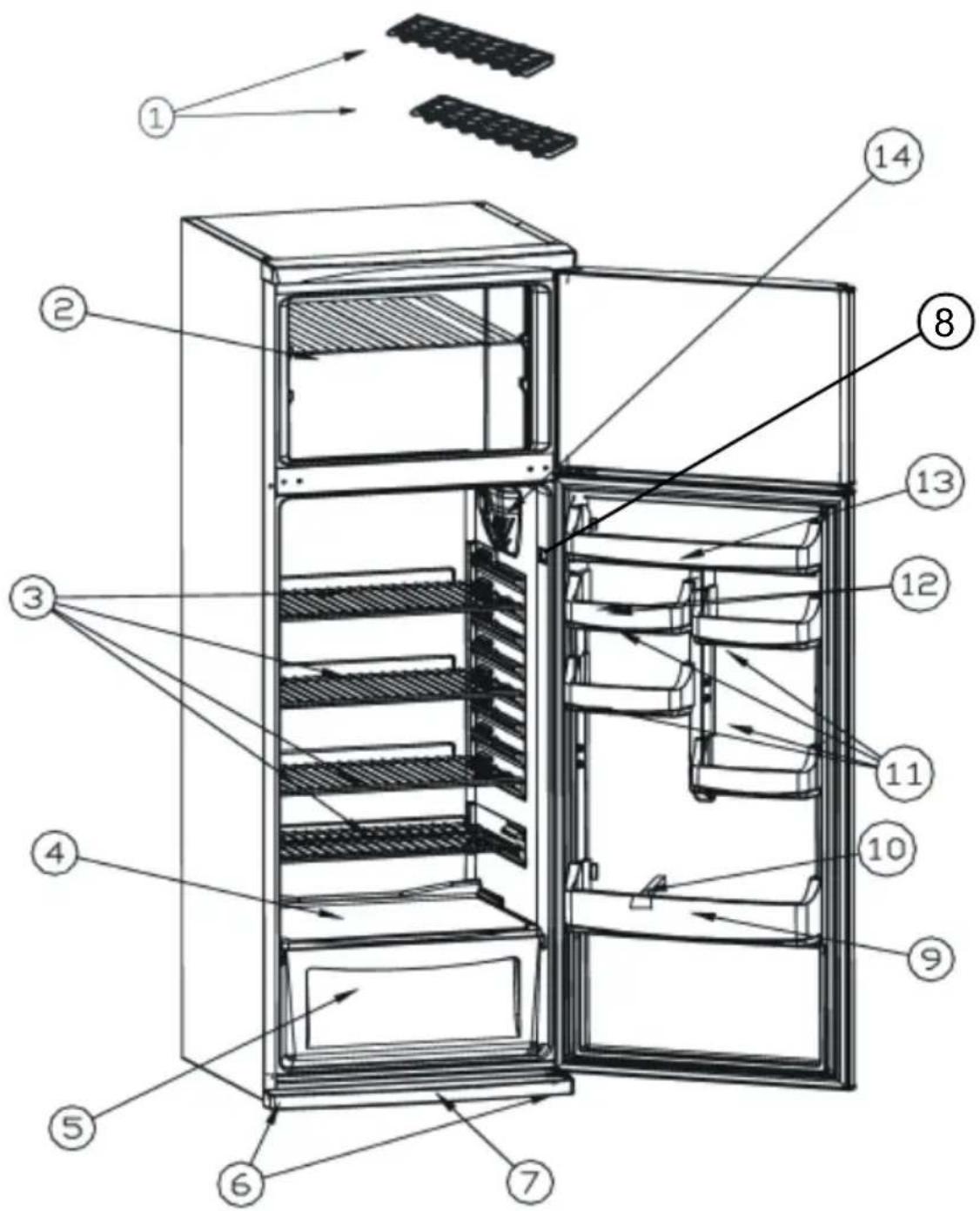SCHNEIDER SFES 3220 - TEIL 7. BAUTEILE UND VORRATSFÄCHER - 1