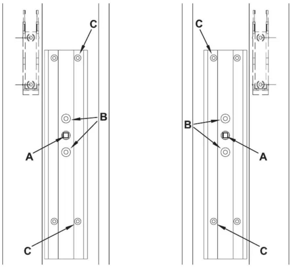 EQ-3 HM-Sec-Win - Montageposition für den Zahnstangenhalter vorbereiten - 2