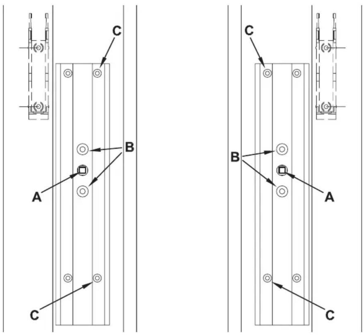 EQ-3 HM-Sec-Win - Mounting the retaining plate - 1