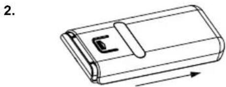 EQ-3 HM-RC-8 - Batterien einlegen - 2