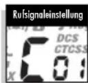 COBRA MT975-2 VP - So ändern Sie eine Rufsignaleinstellung: - 1