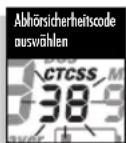 COBRA MT975-2 VP - So wählen Sie einen CTCSS-Abhörsicherheitscode: - 2