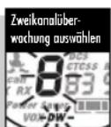 COBRA MT975-2 VP - So programmieren oder bearbeiten Sie die Zweikanalüberwachungsposition 2 und schalten den Zweikanalüberwachungsmodus ein: - 1