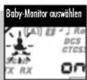 COBRA MT975-2 VP - So schalten Sie den Baby-Monitor ein: - 1