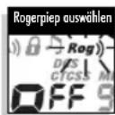 COBRA MT975-2 VP - So schalten Sie „Rogerpiep“ einbzw. aus: - 1