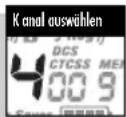 COBRA MT975-2 VP - Um Abhörsicherheitscodes zu scannen: - 1