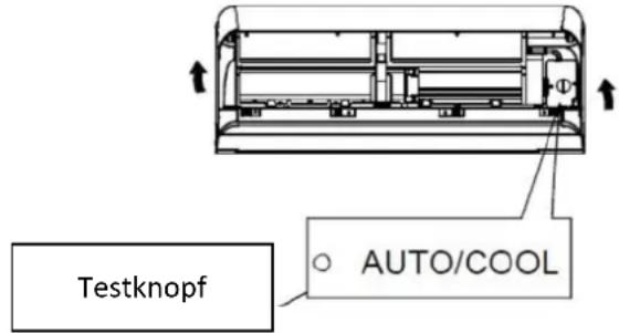Testknopf AUTO/COOL
