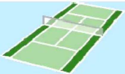 NINTENDO Mario Tennis Open (3DS) - „Aus“ und die Größe des Spielfelds - 2