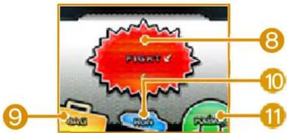 NINTENDO Pokémon Alpha Saphir (3DS) - Der Aufbau des Kampfbildschirms - 2