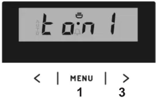 tan 1 < | MENU | > 1 3