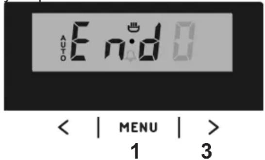 AUTO End 0 < | MENU | > 1 3