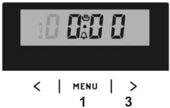 0 0:00 < | MENU | > 1 3