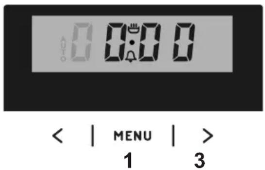 0 0:00 < | MENU | > 1 3