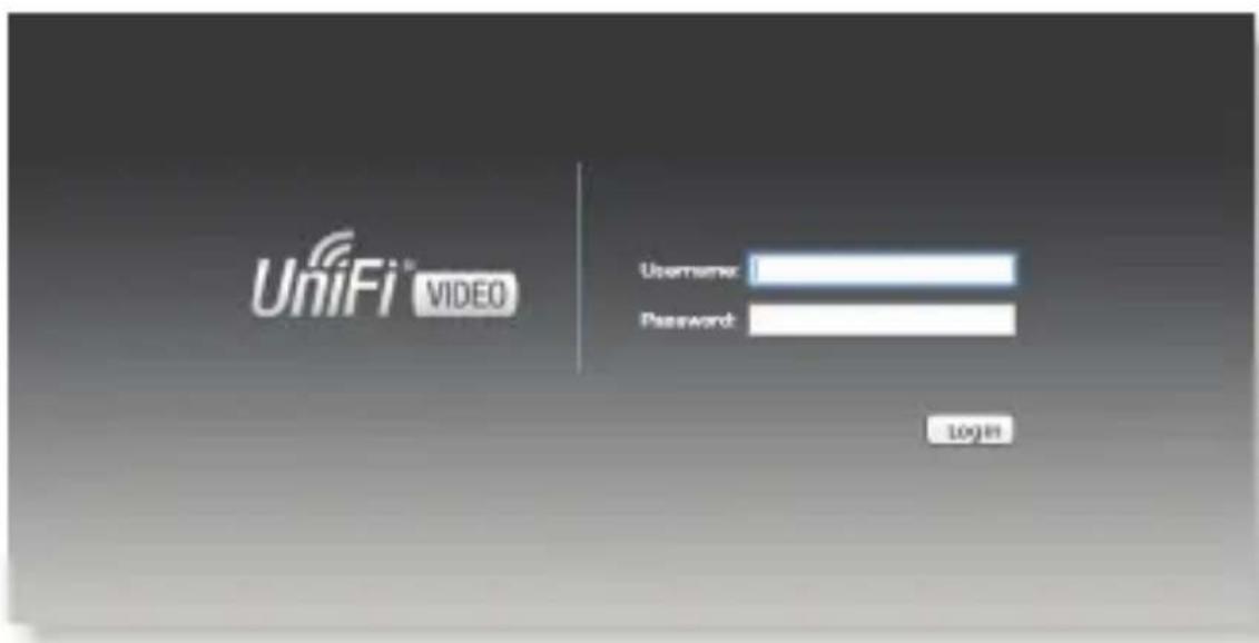 UniFi® VIDEO Username: Password: LOGI#