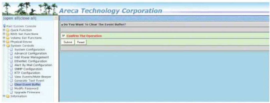 Areca Technology Corporation [open all|close all] RacI System Console Quick Function RAID Set Functions Volume Set Functions Physical Drives System Conbolts System Configuration Advanced Configuration Hdd Power Management EtherNet Configuration Alert By Mail Configuration SNMP Configuration KTP Conf…