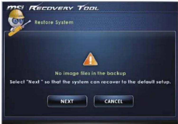 MSI Wind Top AG240 2PE-R7472H16G1T0DB81MANX - System Restore (Systemwiederherstellung) - 3