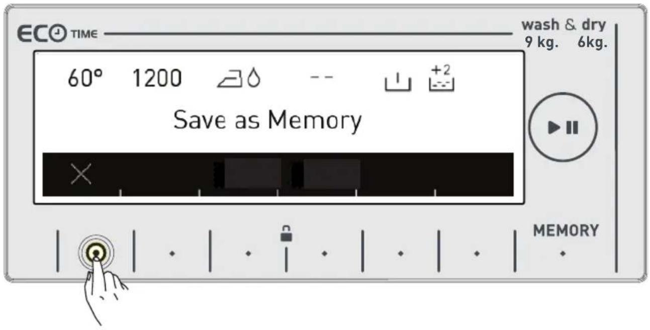 VESTEL CKA-XXL 9614 TE - Memory record function button (MEMORY) - 2