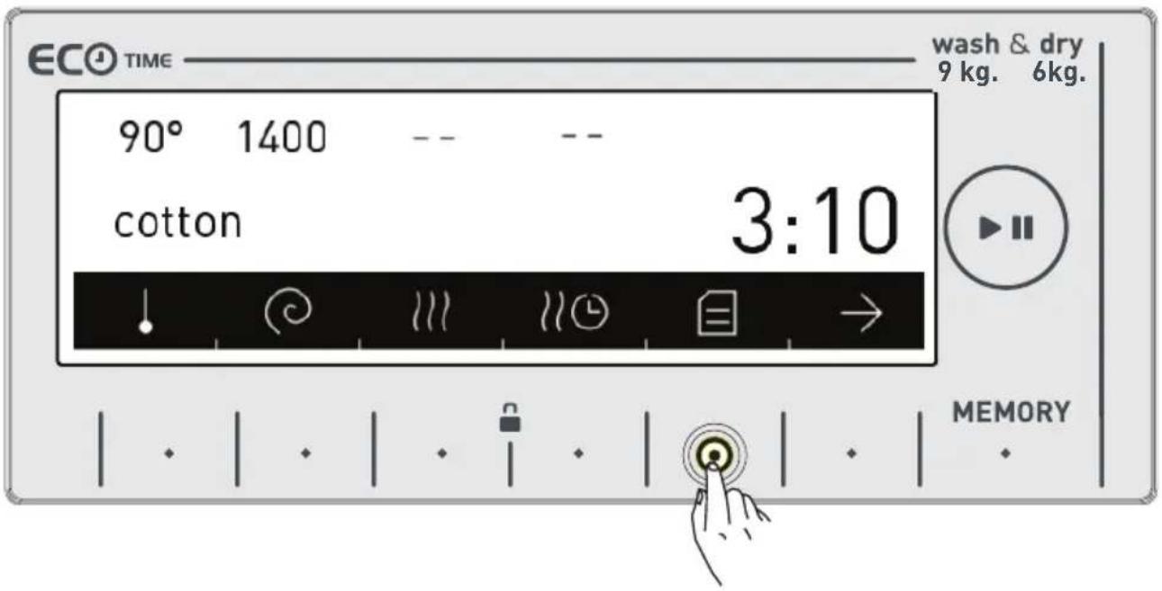 VESTEL CKA-XXL 9614 TE - Current time setting - 4