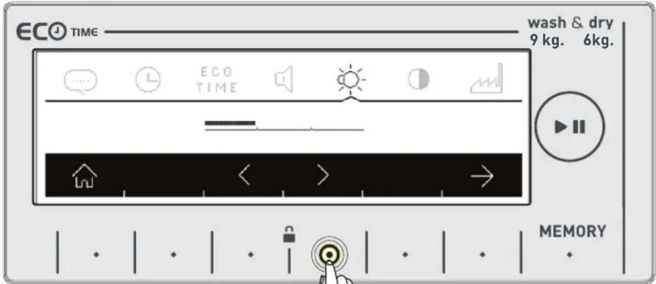 VESTEL CKA-XXL 9614 TE - Screen brightness setting - 1