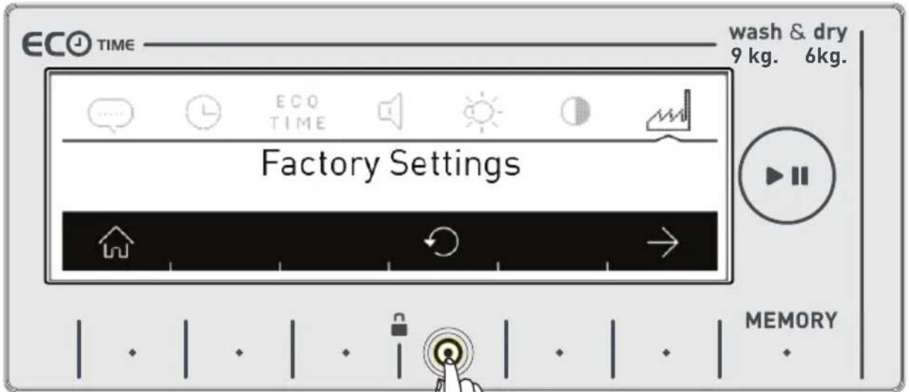 VESTEL CKA-XXL 9614 TE - Revert to factory settings - 1