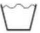 VESTEL CKA-XXL 9614 TE - Explanation of washing symbols - 1