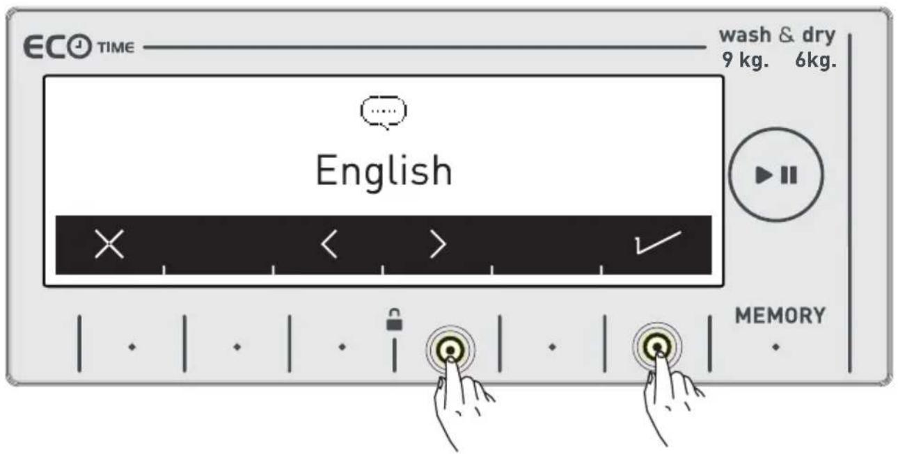 VESTEL CKA-XXL 9614 TE - Language selection setting - 2