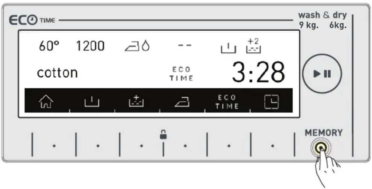 VESTEL CKA-XXL 9614 TE - Memory record function button (MEMORY) - 1