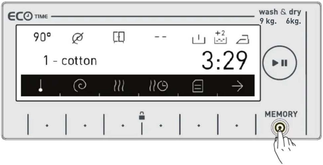 VESTEL CKA-XXL 9614 TE - Memory record function button (MEMORY) - 8