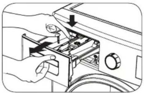 VESTEL CKA-XXL 9614 TE - Detergent drawer maintenance and cleaning - 2