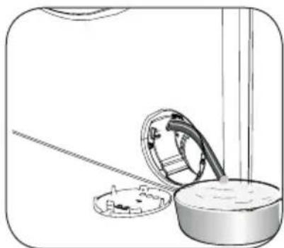 VESTEL CKA-XXL 9614 TE - Pump filter maintenance and cleaning - 4