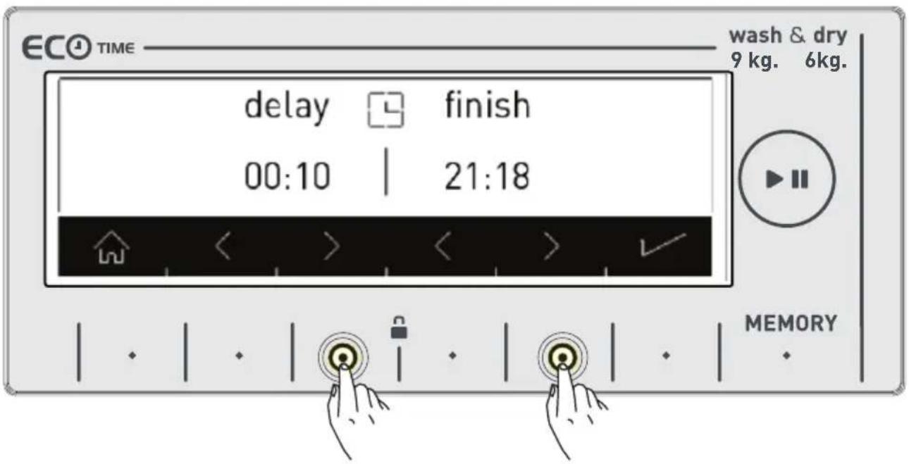 VESTEL CKA-XXL 9614 TE - Delay Time / Finish time ustment additional function - 3