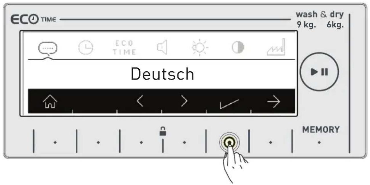 VESTEL CKA-XXL 9614 TE - Language selection setting - 4