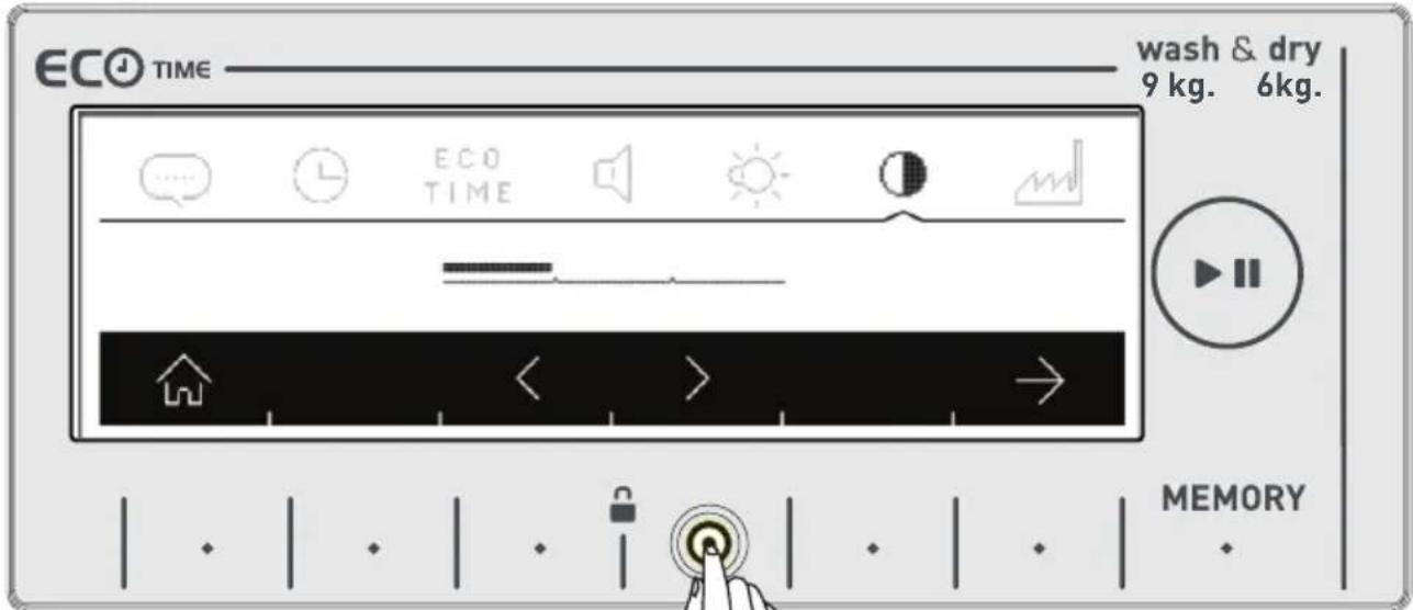 VESTEL CKA-XXL 9614 TE - Screen contrast setting - 1