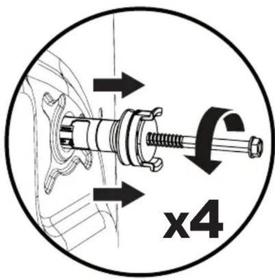 VESTEL CKA-XXL 9614 TE - SETTING UP THE MACHINE - 5