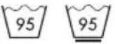 VESTEL CKA-XXL 9614 TE - Explanation of washing symbols - 5