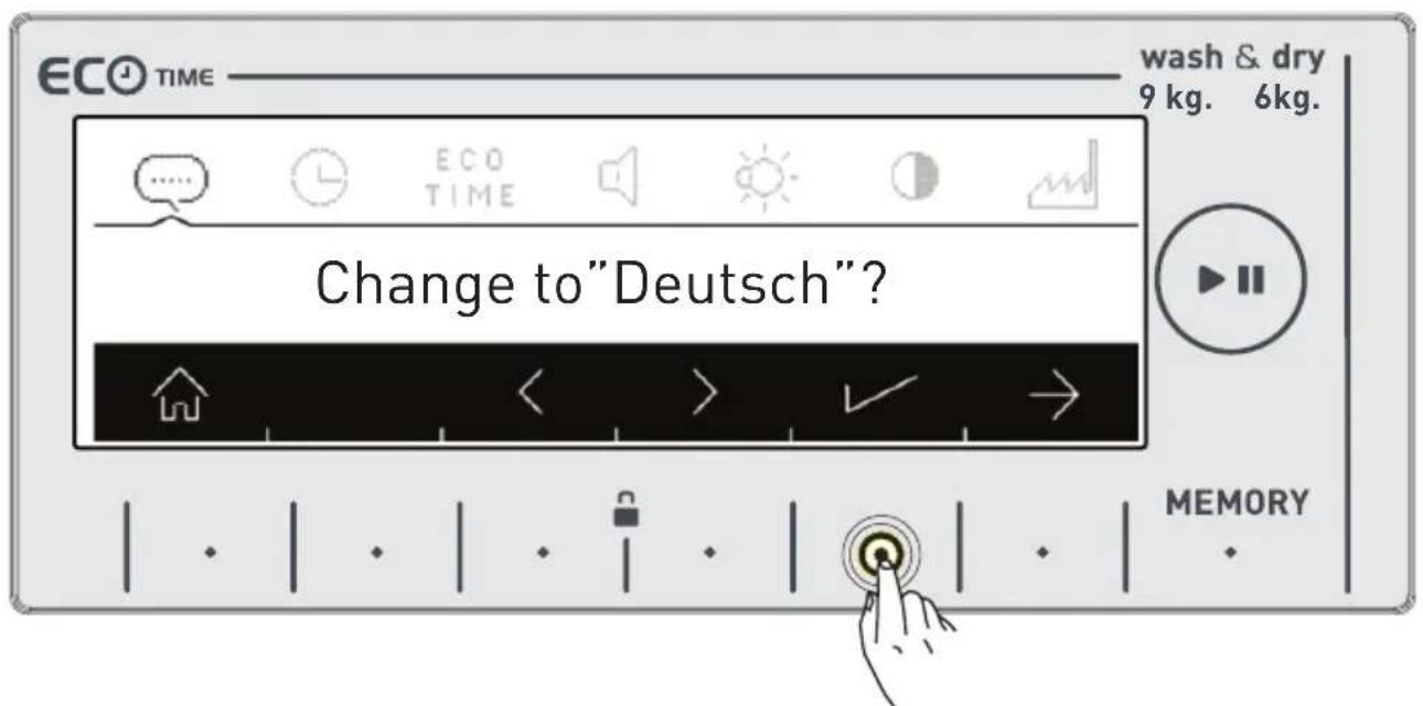 VESTEL CKA-XXL 9614 TE - Language selection setting - 5