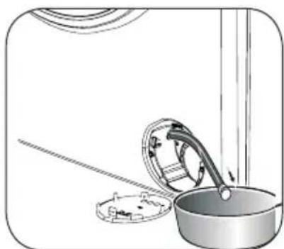 VESTEL CKA-XXL 9614 TE - Pump filter maintenance and cleaning - 3