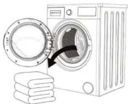 VESTEL CKA-XXL 9614 TE - Placing laundry into the machine - 2