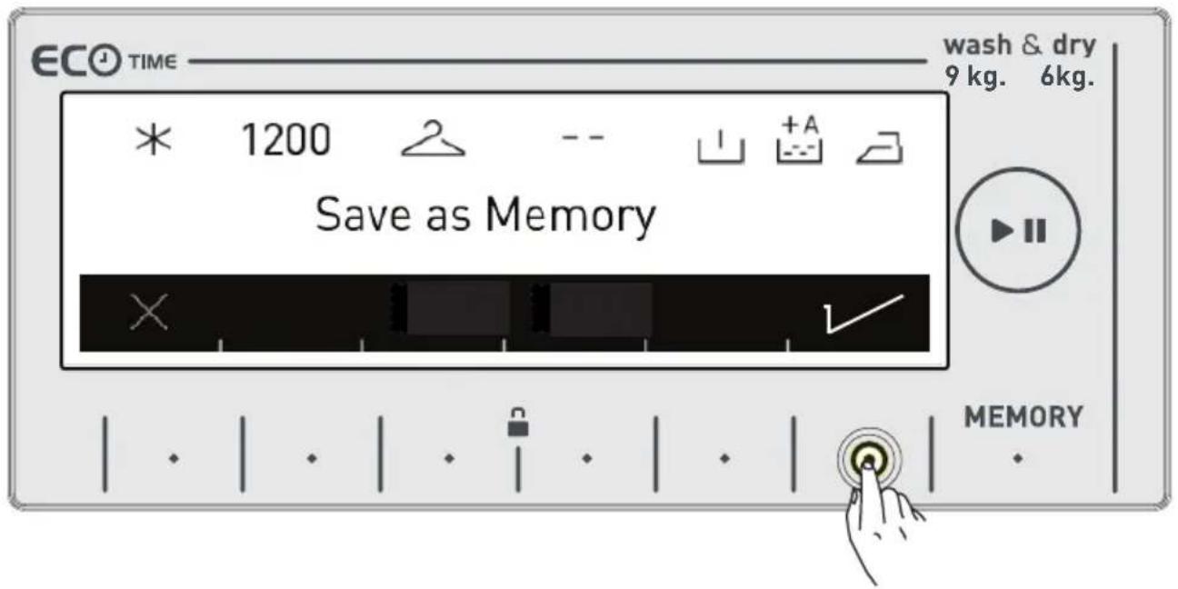 VESTEL CKA-XXL 9614 TE - Memory record function button (MEMORY) - 4